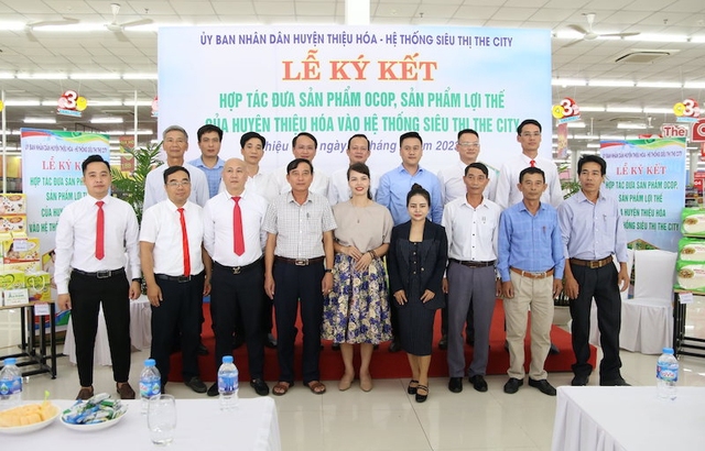 Huyện Thiệu Hóa: Hỗ trợ tiêu thụ, quảng bá sản phẩm OCOP - Ảnh 1.