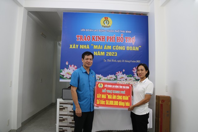 Thái Bình: Hỗ trợ 220 triệu đồng cho đoàn viên xây, sửa nhà mái ấm - Ảnh 1.
