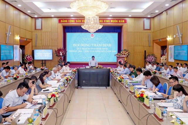 Hội nghị thẩm định quy hoạch tỉnh Bình Định tầm nhìn đến năm 2050 - Ảnh 1.