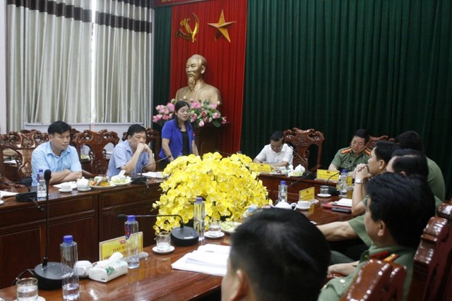 Thái Nguyên: Đảng ủy Công an tỉnh làm việc với Ban Thường vụ Huyện ủy Phú Bình - Ảnh 2.