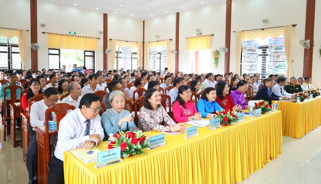 Quang cảnh buổi lễ tổng kết và trao giải Hội thi Sáng tạo kỹ thuật Trần Đại Nghĩa lần thứ IX năm 2022-2023.
