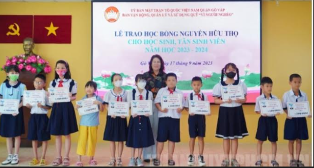 Quận Gò Vấp, TP. Hồ Chí Minh: Học bổng Nguyễn Hữu Thọ-  Tiếp sức em đến  trường  - Ảnh 1.