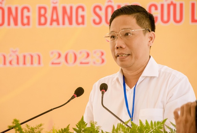 Phó Chủ tịch UBND TP. Cần Thơ Nguyễn Thực Hiện phát biểu khai mạc Hội thảo.