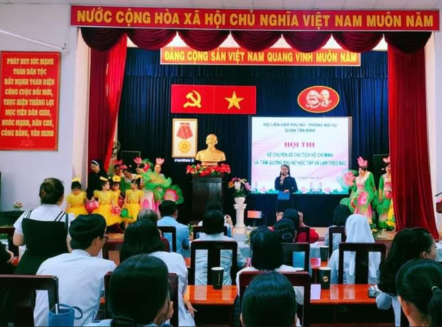 Hội Liên hiệp Phụ nữ quận Tân Bình:Tổ chức hội thi Nữ tu kể chuyện về Chủ tịch Hồ Chí Minh  - Ảnh 1.