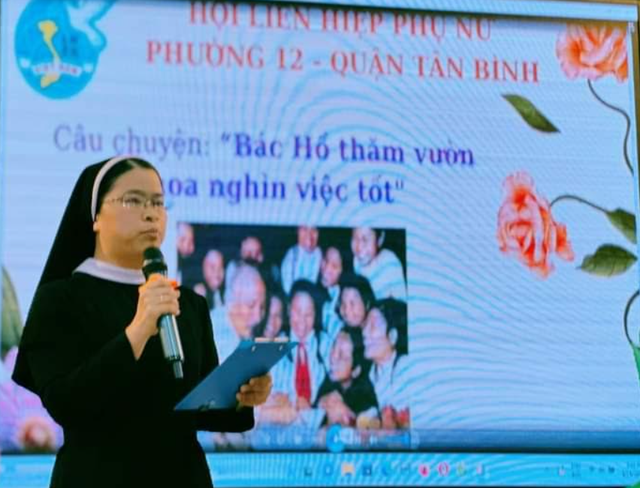 Hội Liên hiệp Phụ nữ quận Tân Bình:Tổ chức hội thi Nữ tu kể chuyện về Chủ tịch Hồ Chí Minh  - Ảnh 2.