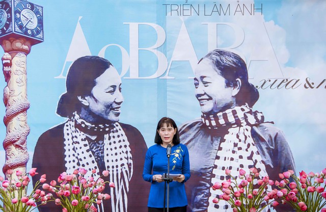 Phó Chủ tịch UBND tỉnh Hậu Giang Hồ Thu Ánh phát biểu khai mạc triển lãm.