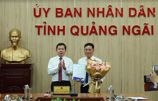 Quảng Ngãi: Bổ nhiệm ông Nguyễn Văn Trọng làm Giám đốc Sở kế hoạch và Đầu tư - Ảnh 1.