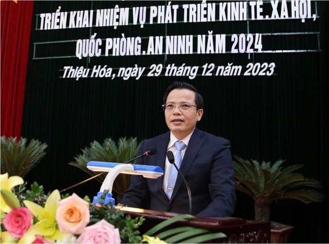 Thanh Hoá: Huyện Thiệu Hóa đạt và vượt 24/25 chỉ tiêu kinh tế xã hội năm 2023- Ảnh 7.
