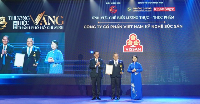 VISSAN nhận giải Thương hiệu Vàng TP.HCM năm 2023- Ảnh 2.