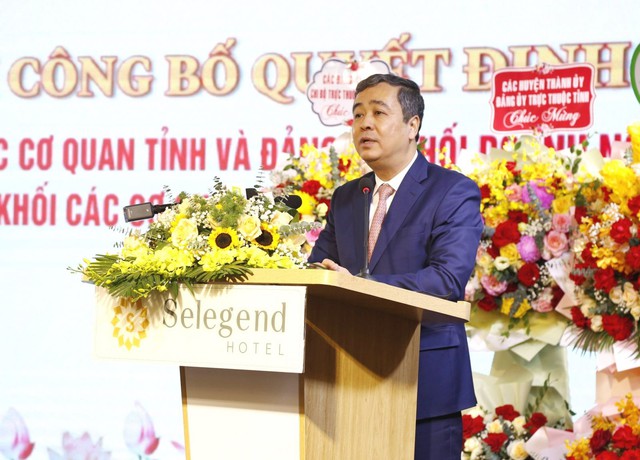Thái Bình: Hợp nhất Đảng bộ Khối Các cơ quan tỉnh và Đảng bộ Khối Doanh nghiệp tỉnh- Ảnh 2.
