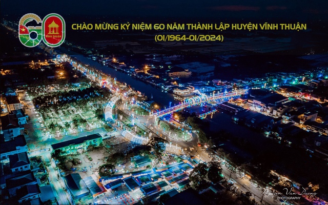 Huân chương Lao động hạng Nhất sẽ được trao cho huyện Vĩnh Thuận tại dịp Lễ kỷ niệm 60 năm thành lập huyện Vĩnh Thuận (01/1964 - 01/2024) tới đây.