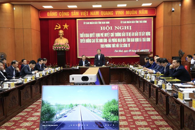 Thái Bình - Nam Định: Triển khai quyết định phê duyệt chủ trương đầu tư tuyến cao tốc CT.08- Ảnh 1.