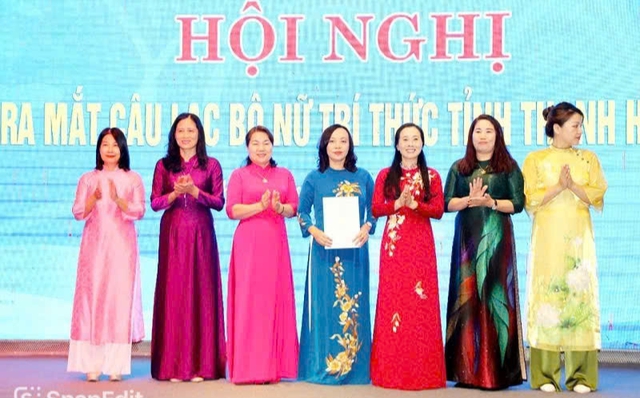 Thanh Hóa: Hội Liên hiệp phụ nữ tỉnh ra mắt Câu lạc bộ Nữ trí thức- Ảnh 1.