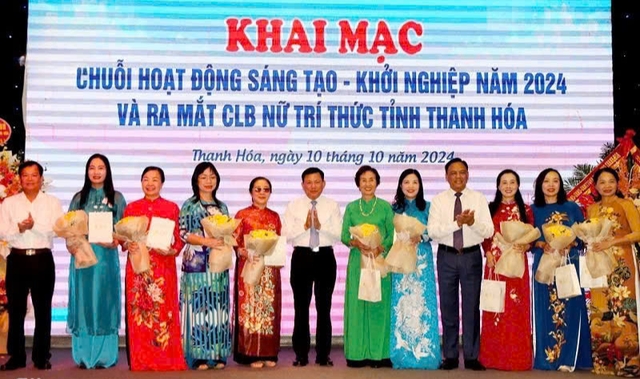 Thanh Hóa: Hội Liên hiệp phụ nữ tỉnh ra mắt Câu lạc bộ Nữ trí thức- Ảnh 2.