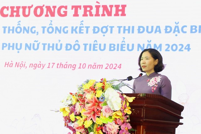 Biểu dương 10 phụ nữ Thủ đô tiêu biểu năm 2024- Ảnh 2.