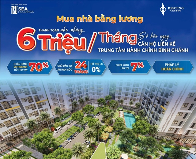 Căn hộ Destino Centro: Biểu tượng mới, thịnh vượng của bất động sản khu Tây TP.HCM- Ảnh 1.