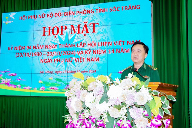 Sóc Trăng: Hội Phụ nữ Biên phòng họp mặt kỷ niệm Ngày thành lập Hội LHPN Việt Nam- Ảnh 3.