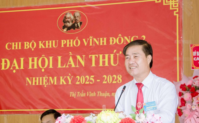 Kiên Giang: Đại hội Chi bộ Khu phố Vĩnh Đông 2, nhiệm kỳ 2025 - 2028- Ảnh 5.