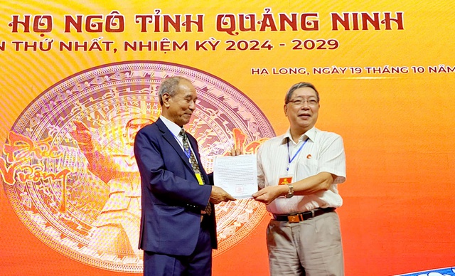 Đại hội họ Ngô tỉnh Quảng Ninh lần thứ I, nhiệm kỳ 2024 - 2029 thành công tốt đẹp- Ảnh 1.