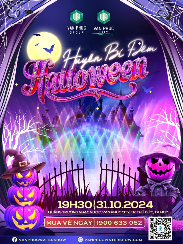 TP. Thủ Đức sắp diễn ra lễ hội nhạc nước Halloween huyền bí tại Van Phuc City- Ảnh 1.