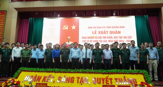 Quảng Bình: Xuất quân tìm kiếm, quy tập hài cốt liệt sĩ hy sinh tại Lào mùa khô 2024-2025- Ảnh 3.