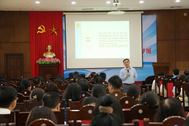 Thái Bình: Tập huấn kỹ năng đối thoại và thương lượng tập thể cho cán bộ công đoàn- Ảnh 2.