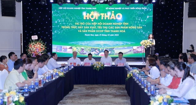 Thanh Hóa: Phát huy vai trò của Hiệp hội Doanh nghiệp trong thúc đẩy sản xuất, tiêu thụ các sản phẩm nông sản và sản phẩm OCOP- Ảnh 1.