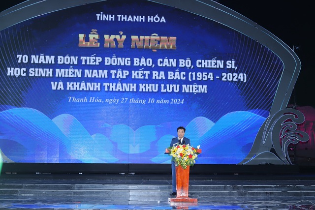 Thanh Hóa: Tổ chức lễ kỷ niệm 70 năm đón tiếp đồng bào miền Nam tập kết ra Bắc - Ảnh 2.