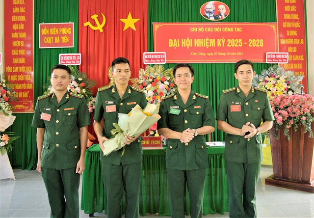 Kiên Giang: Đại hội điểm Chi bộ thuộc Đảng bộ đồn Biên phòng cửa khẩu Quốc tế Hà Tiên- Ảnh 2.