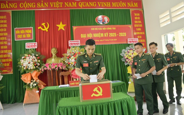 Kiên Giang: Đại hội điểm Chi bộ thuộc Đảng bộ đồn Biên phòng cửa khẩu Quốc tế Hà Tiên- Ảnh 3.