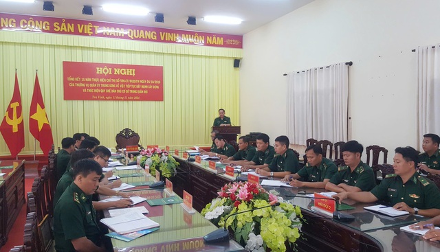 Trà Vinh: BĐBP tỉnh tổ chức hội nghị tổng kết 15 năm Quy chế dân chủ ở cơ sở- Ảnh 1. Trà Vinh: BĐBP tỉnh tổ chức hội nghị tổng kết 15 năm Quy chế dân chủ ở cơ sở- Ảnh 1.