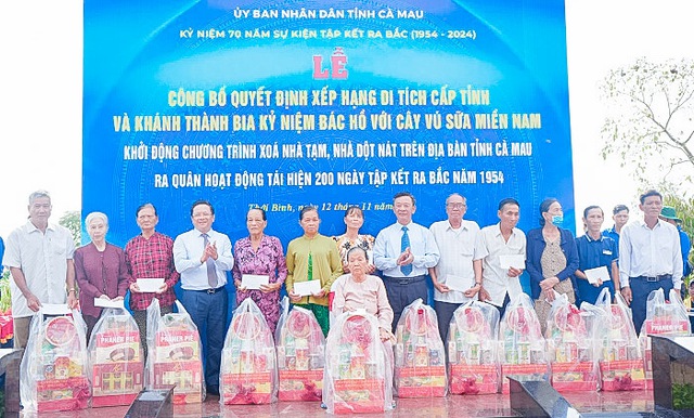 Cà Mau: Khánh thành “Bia kỷ niệm Bác Hồ với cây vú sữa miền Nam”- Ảnh 3.