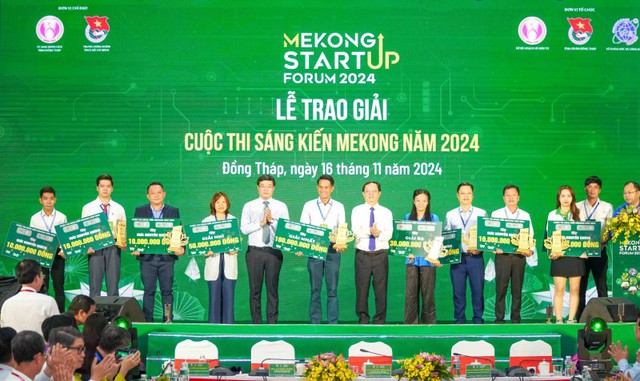 Dự án "Chuỗi giá trị tuần hoàn giảm phát thải thủy sản Alpha amin" thắng giải Sáng kiến Mekong 2024.- Ảnh 2.