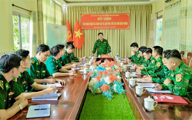 Kiên Giang: Lãnh đạo BĐBP tỉnh khảo sát, nắm tình hình tuyến biên giới đất liền- Ảnh 2.