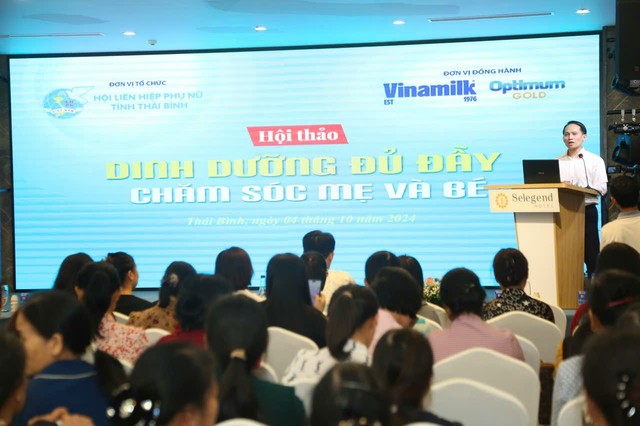 Hội LHPN tỉnh Thái Bình cùng Vinamilk nâng cao kiến thức dinh dưỡng cho mẹ và bé- Ảnh 3.