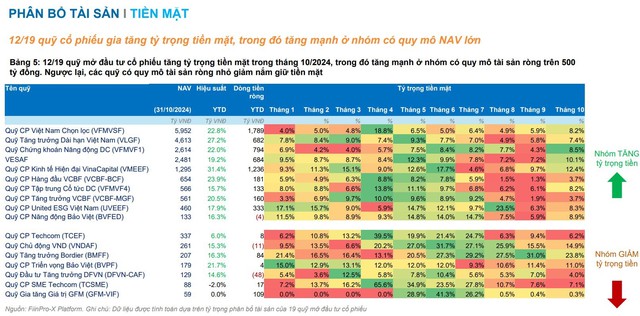 Nhiều quỹ đầu tư chủ động nâng tỷ trọng tiền mặt- Ảnh 1.