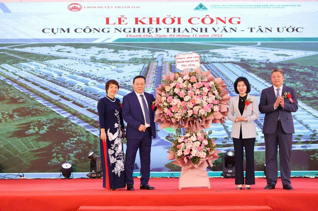 Hà Nội: Khởi công cụm công nghiệp Thanh Văn - Tân Ước- Ảnh 2.