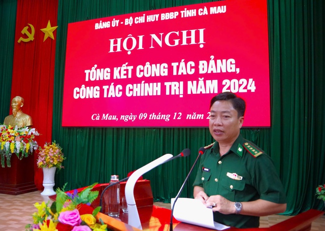 BĐBP tỉnh Cà Mau: Tổng kết công tác Đảng, chính trị năm 2024- Ảnh 2.