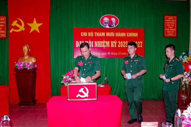 Sóc Trăng: Chi bộ Tham mưu hành chính Đảng bộ Đồn Biên phòng Lai Hòa Đại hội nhiệm kỳ 2025-2027- Ảnh 2.