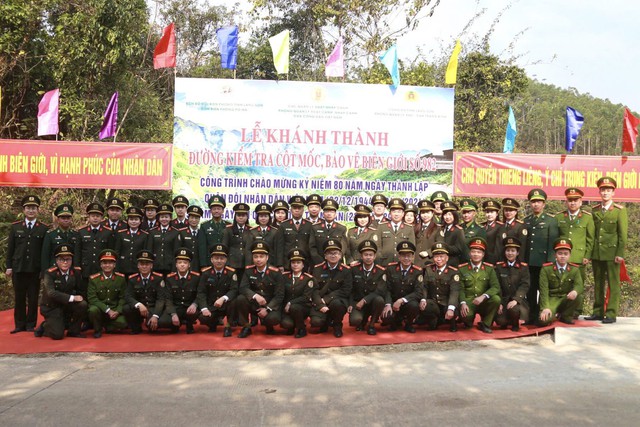 Khánh thành đường kiểm tra cột mốc bảo vệ biên giới số 982 huyện Tràng Định- Ảnh 5.
