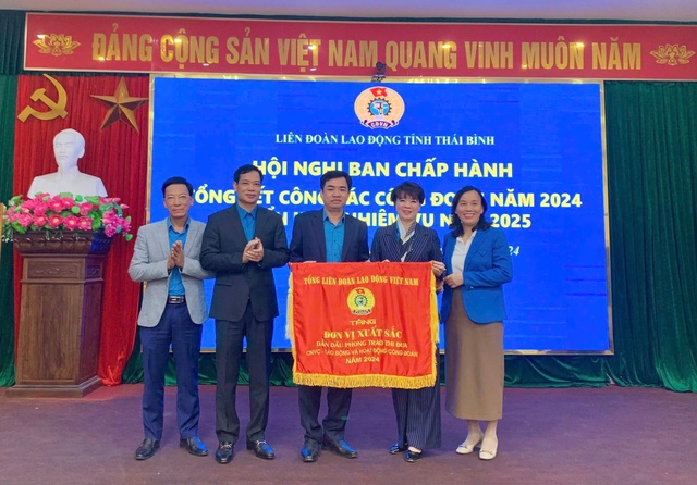 Công đoàn tỉnh Thái Bình đạt 112% chỉ tiêu phát triển đoàn viên năm 2024- Ảnh 1.