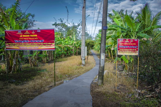 Hậu Giang: Bàn giao công trình thanh niên “Con đường tuổi trẻ - Nối dài ước mơ”- Ảnh 1.