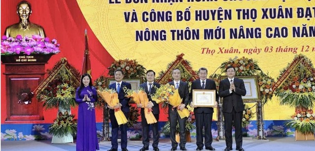 Thọ Xuân - huyện đầu tiên ở Thanh Hóa đạt chuẩn nông thôn mới nâng cao- Ảnh 4.