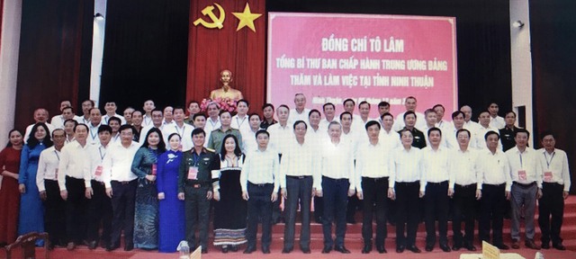 Tổng Bí thư Tô Lâm thăm và làm việc tại tỉnh Ninh Thuận- Ảnh 2.