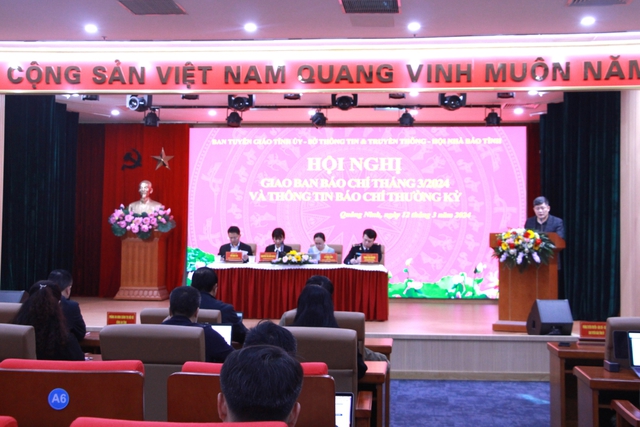Quảng Ninh: Tổ chức hội nghị giao ban báo chí tháng 3/2024- Ảnh 1.