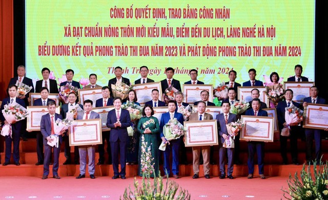 Hà Nội: 15/15 xã của huyện Thanh Trì đạt chuẩn Nông thôn mới kiểu mẫu- Ảnh 1.