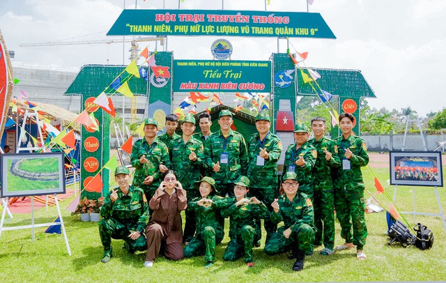 Đoàn thanh niên, Hội Phụ nữ BĐBP tỉnh tham gia Hội trại truyền thống thanh niên, Phụ nữ lực lượng vũ trang Quân khu 9 năm 2024.