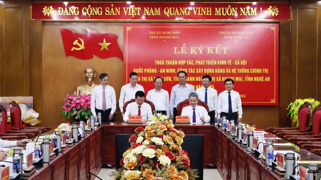 Thanh Hóa: Nâng tầm hợp tác, phát triển giữa thị xã Nghi Sơn và thị xã Hoàng Mai- Ảnh 6.