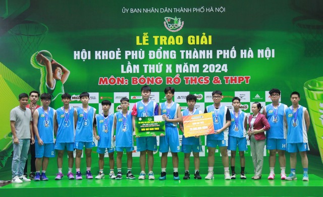 86 đội tranh tài môn bóng rổ Hội khỏe Phù Đổng thành phố Hà Nội- Ảnh 3.