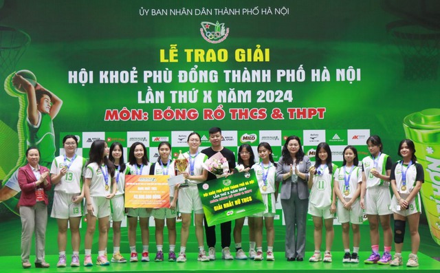 86 đội tranh tài môn bóng rổ Hội khỏe Phù Đổng thành phố Hà Nội- Ảnh 4.